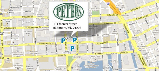 Google map to Peters Pour House